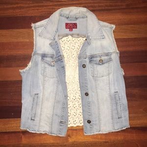 Lucky brand jean vest